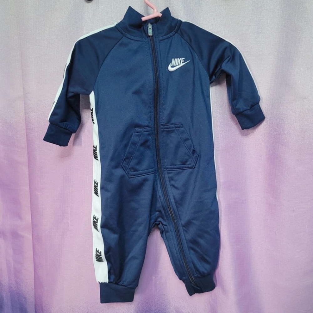 Nike Blue Zip Outfit sz 6 months